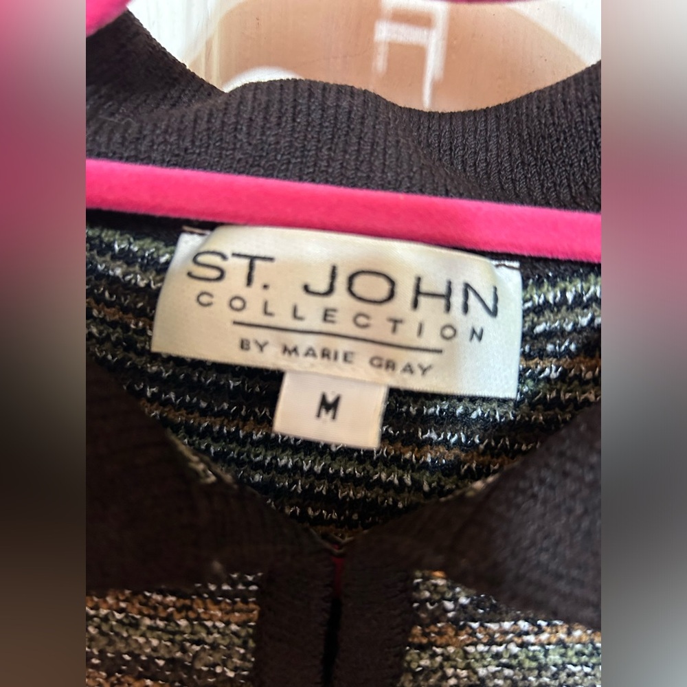 Vintage St John Collection Collared Pull Over Swe… - image 5